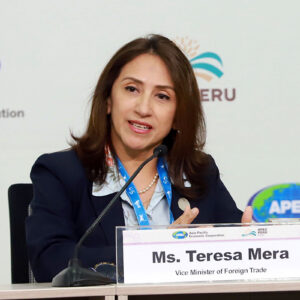 Viceministra de Comercio Exterior, Teresa Mera, jura como nueva titular del Mincetur