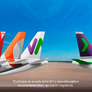 Sky Airline acuerda unirse al Grupo Abra, controlador de Avianca y GOL