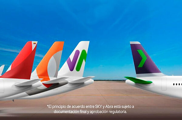Sky Airline acuerda unirse al Grupo Abra, controlador de Avianca y GOL