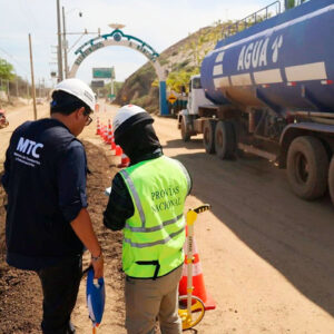 MTC interviene en Máncora para restablecer el tránsito tras intensas lluvias
