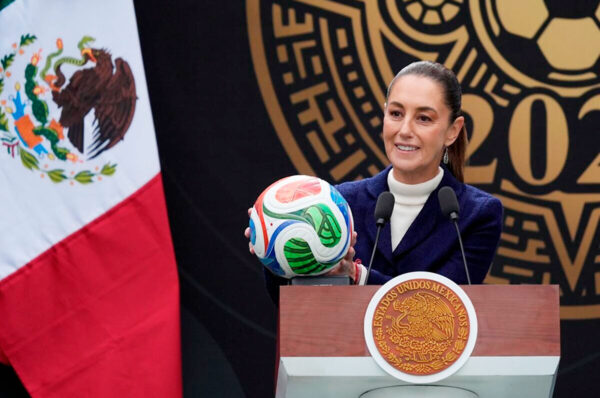Presidenta de México garantiza sedes del Mundial 2026 tras respaldo de la FIFA