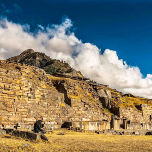 Descartan daños en monumento Chavín de Huántar tras choque de maquinaria contra un muro