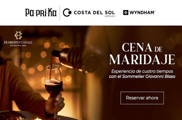 Cena maridaje en hotel Costa del Sol explora la relación entre cocina peruana y vino en cuatro tiempos