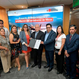 MTC autoriza construcción del nuevo Aeródromo de Vicco en Pasco con una inversión de S/ 137 millones