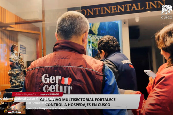 Operativo multisectorial fortalece control a hospedajes en Cusco