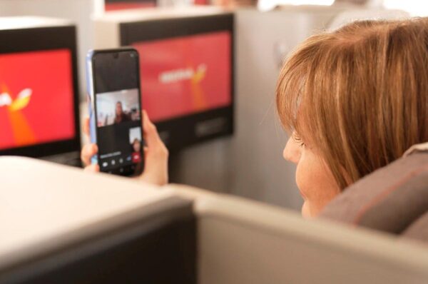 Despega primer avión de Iberia con wifi de alta velocidad gratuito de Starlink