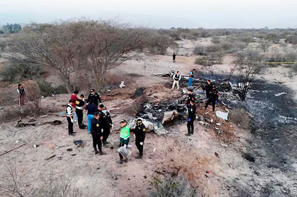 Centros de investigación de Italia, España y Alemania se sumarían al peritaje del accidente aéreo en Nasca