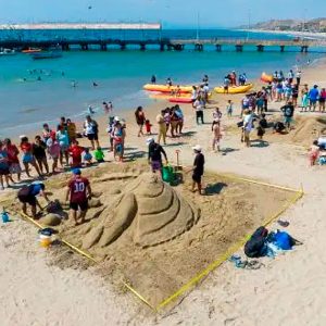 Tumbes: concurso de esculturas de arena promueve el turismo en Canoas de Punta Sal